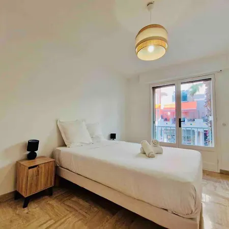 T3 Lumineux - 6 Pers - Hypercentre - Climatise - Gare Sncf A 200 M - Parking Prive - A 100 M Apartament